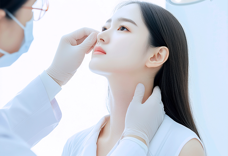 糸リフティング施術